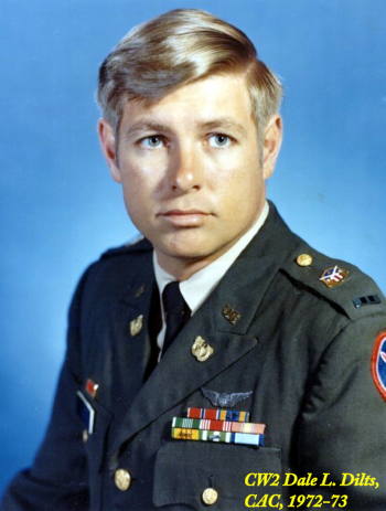 CW2 Dale L. Dilts, CAC 1972-73 CW2 Dale L. Dilts, CAC 1972-73
