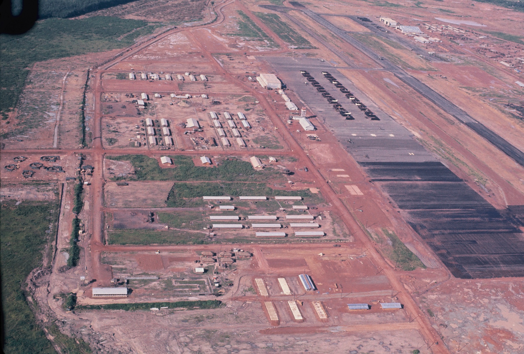 Long Thanh North, under construction, from the air, looking west, Photo by Dave Barlow Long Thanh North, under construction, from the air, looking west, Photo by Dave Barlow